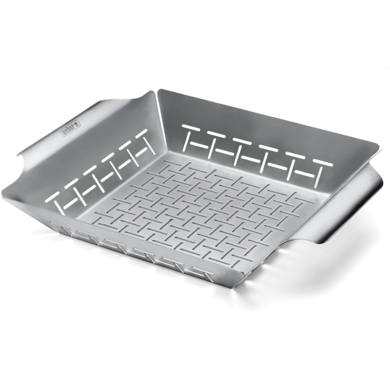 Weber Accessori Bbq A Carbone Weber|Accessori Weber Style*Cesto per Verdure in Acciao Inox Style Cod. 6434