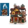 Lemax Prodotti Fuori Catalogo|Edifici Illuminati*Chestnut Cabin con Alimentatore 4.5V Cod. 05641