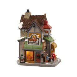 Lemax Prodotti Fuori Catalogo|Edifici Illuminati*Chicken & Waffles Brunch House B/O Led Cod. 05688