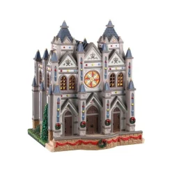 Lemax Prodotti Fuori Catalogo|Edifici Illuminati*Christmas At The Cathedral B/O Led Cod. 05661