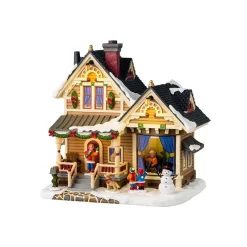 Lemax Edifici Illuminati*Christmas Eve At Grandma's B/O 4.5V Cod. 45221