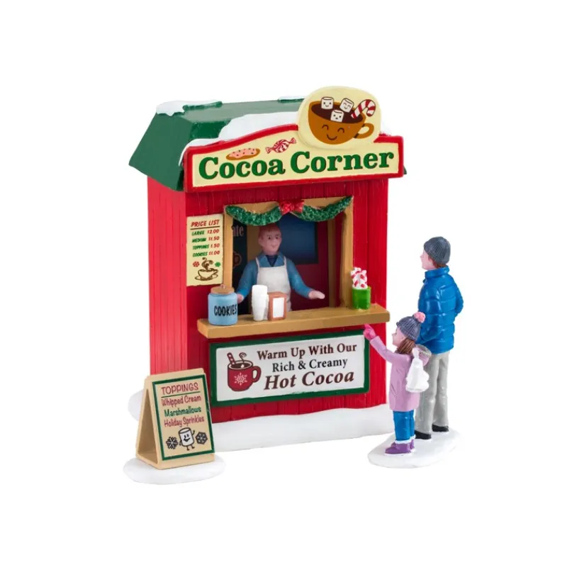 Lemax Scene Natalizie*Cocoa Corner Set Of 3 Cod. 13571