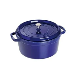 Staub Cocotte Tonde*Cocotte 26 cm Blu in Ghisa