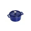 Staub Cocotte Tonde*Cocotte 10 cm Blu Scura in Ghisa