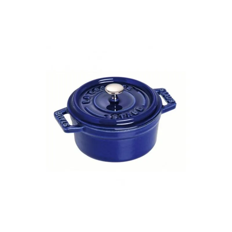 Staub Cocotte Tonde*Cocotte 24 cm Blu Scura in Ghisa