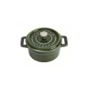 Staub Cocotte Tonde*Cocotte 24 cm Verde Basilico in Ghisa