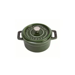 Staub Cocotte Tonde*Cocotte 24 cm Verde Basilico in Ghisa