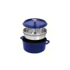 Staub Cocotte Tonde*Cocotte con Cestello 26 cm Blu Scura in Ghisa