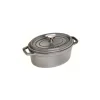 Staub Cocotte Ovali*Cocotte Ovale 33 cm Grigia Graphite in Ghisa