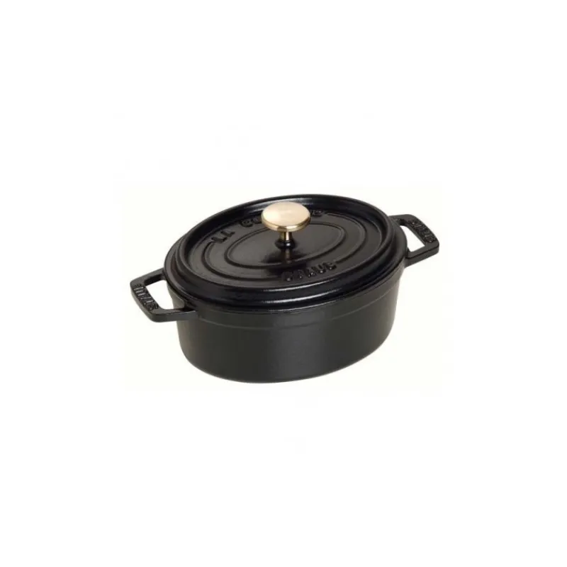 Staub Cocotte Ovali*Cocotte Ovale 23 cm Nera in Ghisa