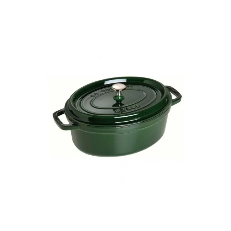 Staub Cocotte Ovali*Cocotte Ovale 31 cm Verde Basilico in Ghisa