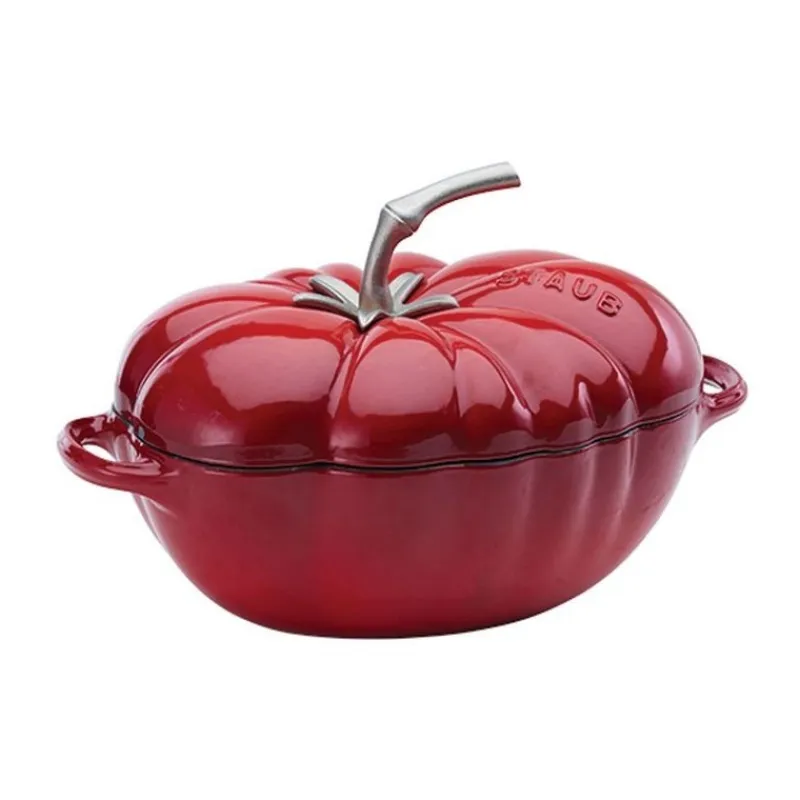 Staub Cocotte Tonde*Cocotte Pomodoro 25 cm Rossa in Ghisa