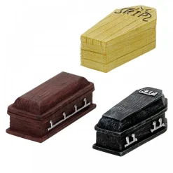 Lemax Accessori|Accessori*Coffins Set Of 3 Cod. 74583