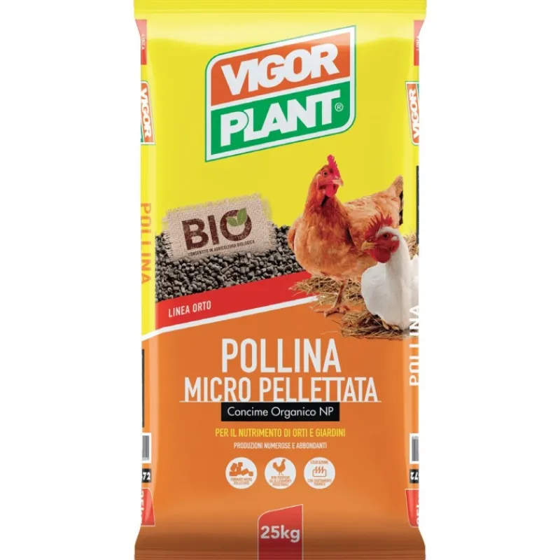 Vigorplant Terricci Per Piante*Concime organico Pollina Micro Pellettata 25 kg
