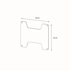Herstera Fioriere In Metallo Herstera*Connettore Interno per Fioriera Hestera PLANTER 30