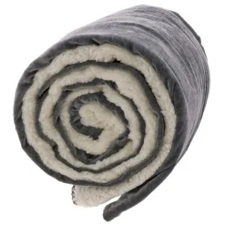 Unique Living Plaid Unique Living|Cuscini E Plaid*Coperta Oskar 130 x 180 cm Dark Grey
