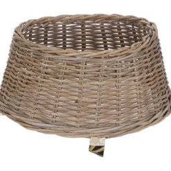 Koopman Addobbi Per Albero Di Natale*Copribase Albero di Natale Rattan Intrecciato 60 Cm