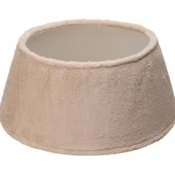 Koopman Addobbi Per Albero Di Natale*Copribase Albero di Natale Velluto Beige 55 Cm