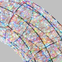 Lotti Luci Di Natale|Luci Di Natale*Corona 3D Marrone Ø 110cm HDM 15000 MicroLED RGB