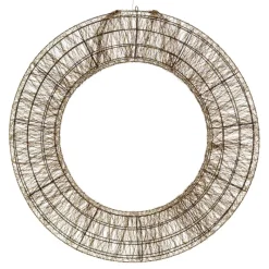 Lotti Luci Di Natale|Luci Di Natale*Corona 3D Marrone Ø 110cm HDM 15000 MicroLED BIANCO CALDO e BIANCO FREDDO