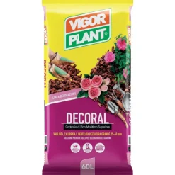 Vigorplant Terricci Per Piante*Corteccia selezionata di Pino Grande 25-40 mm Decoral 60 litri