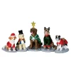 Lemax Personaggi*Costumed Canines Set of 5 Cod. 32126