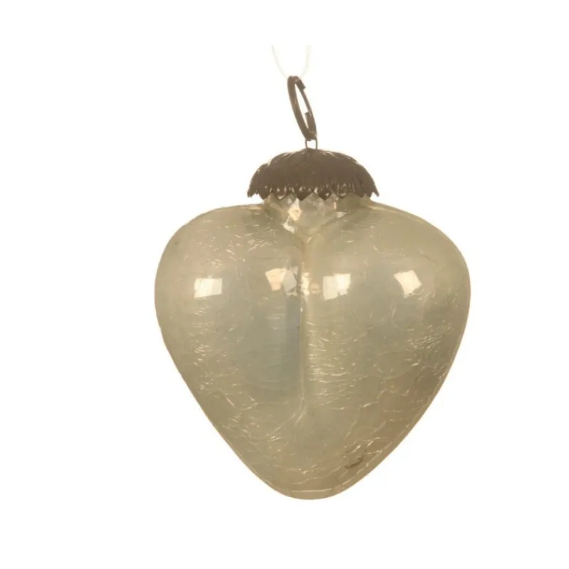 Kaemingk Addobbi Per Albero Di Natale*Cuore in vetro da appendere 7,5 cm.