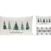 Koopman Cuscini E Plaid*Cuscino Decoravito Alberi Natale 30x50 Cm. Pezzo Singolo