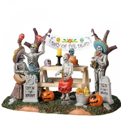 Lemax Scene Halloween|Scene Natalizie*Day Of The Dead Party Cod. 23583