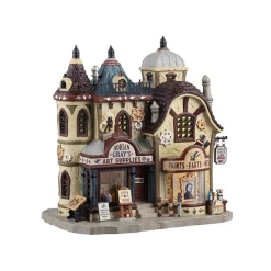 Lemax Edifici Illuminati|Novità Lemax Spooky Town 2025*Dorian Gray's Art Supplies con Alimentatore 4.5V Cod. 55306