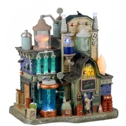 Lemax Edifici Illuminati|Edifici Illuminati*Dr. Gory's Laboratory con Alimentatore 4.5V Cod. 25844