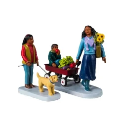 Lemax Personaggi*Farmer'S Market Saturday Set Of 2 Cod. 42335