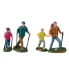 Lemax Personaggi*Father And Daughter Hikers Set Of 4 Cod. 42313