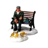 Lemax Personaggi*Feeding Pigeons Set of 2 Cod. 42905