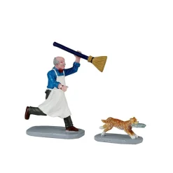 Lemax Personaggi*Feline Fish Thief Set Of 2 Cod. 42332