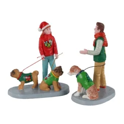 Lemax Personaggi*Festive Friends Set Of 2 Cod. 12019