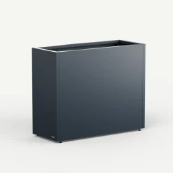 Herstera Fioriere In Metallo Herstera*Fioriera Alta PLANTER DIVIDER 40 in Metallo colore Antracite 100x40x80 cm