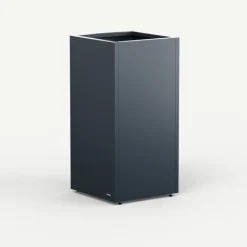 Herstera Fioriere In Metallo Herstera*Fioriera Alta PLANTER COLUMN in Metallo colore Antracite 50x50x100 cm