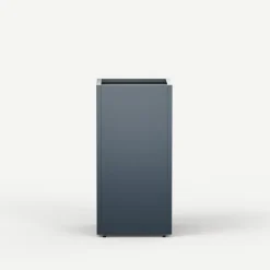 Herstera Fioriere In Metallo Herstera*Fioriera Alta PLANTER COLUMN in Metallo colore Antracite 50x50x100 cm