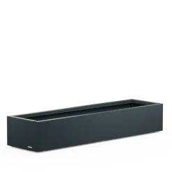 Herstera Fioriere In Metallo Herstera*Fioriera Bassa PLANTER XIC 150 in Metallo colore Antracite 150x40x25cm