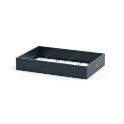 Herstera Fioriere In Metallo Herstera*Fioriera Bassa PLANTER EDGE in Metallo colore Antracite 150x100x25 cm