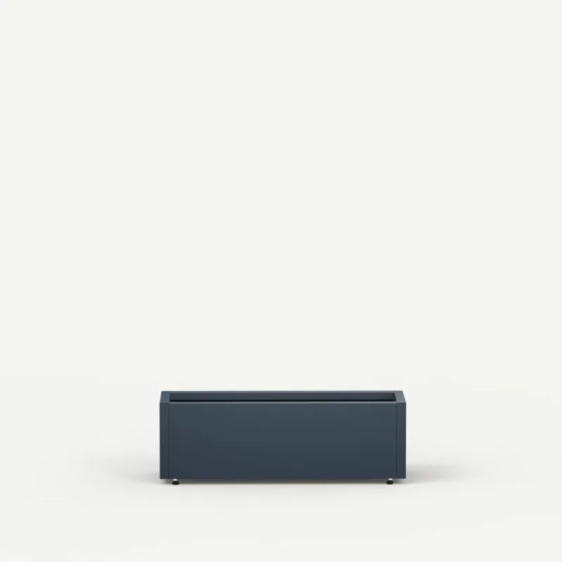 Herstera Fioriere In Metallo Herstera*Fioriera PLANTER BALCONY in Metallo colore Antracite 80x25x25 cm