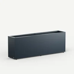 Herstera Fioriere In Metallo Herstera*Fioriera PLANTER 30 in Metallo colore Antracite 150x30x50 cm