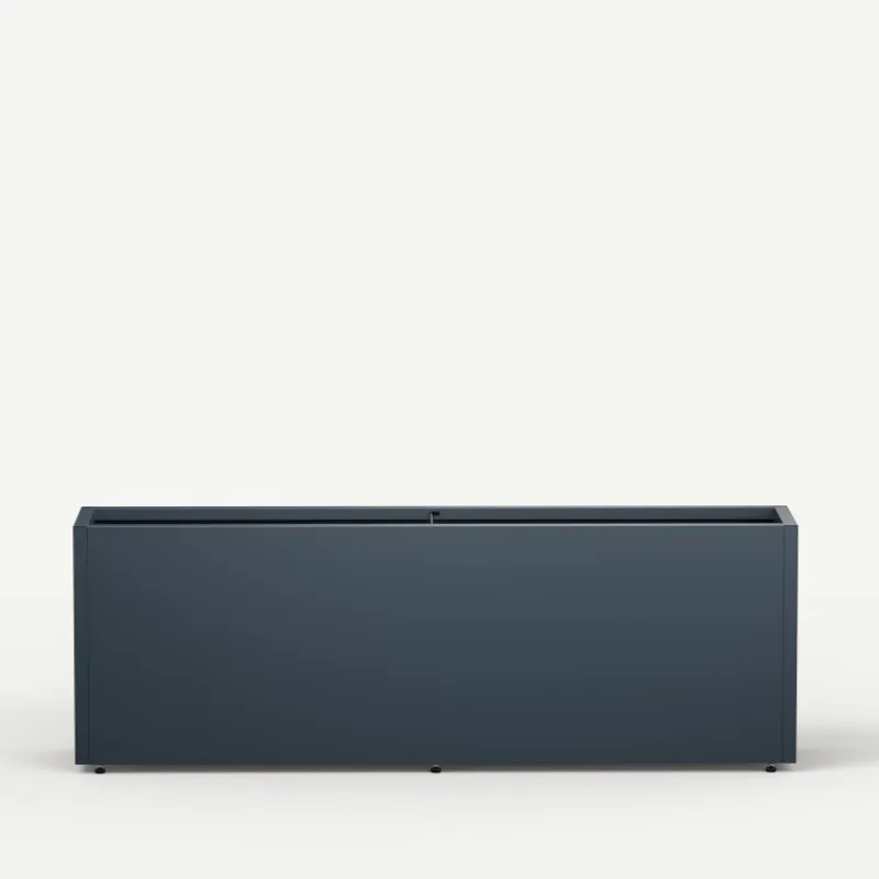 Herstera Fioriere In Metallo Herstera*Fioriera PLANTER 30 in Metallo colore Antracite 150x30x50 cm