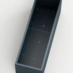Herstera Fioriere In Metallo Herstera*Fioriera PLANTER 50 in Metallo colore Antracite 150x50x50cm