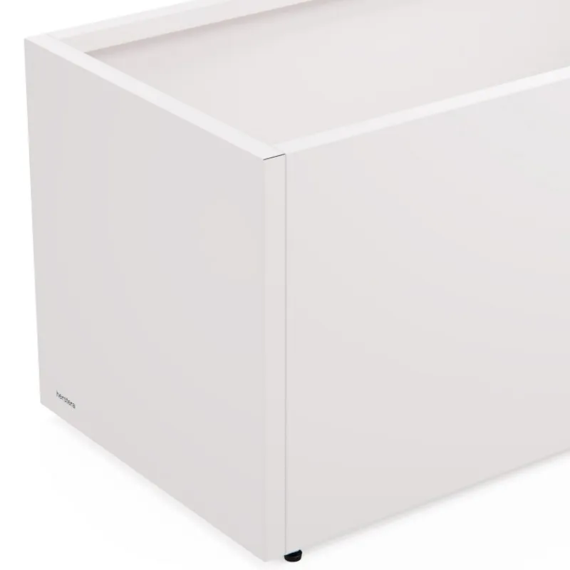 Herstera Fioriere In Metallo Herstera*Fioriera PLANTER 50 in Metallo colore Bianco 100x50x50cm