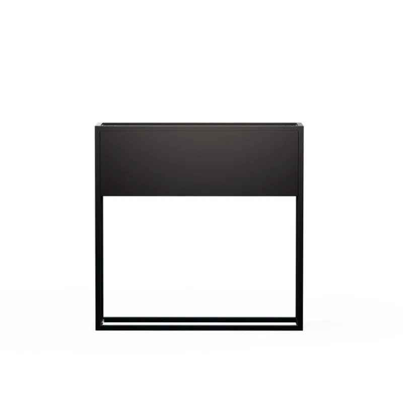 Herstera Fioriere In Metallo Herstera*Fioriera Hestera PLANTER HUB in Metallo colore Antracite 80x25x78