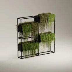 Herstera Fioriere In Metallo Herstera*Fioriera Hestera PLANTER HUB in Metallo colore Antracite 80x25x78