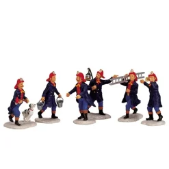 Lemax Personaggi*Fireman Set of 6 Cod. 02446