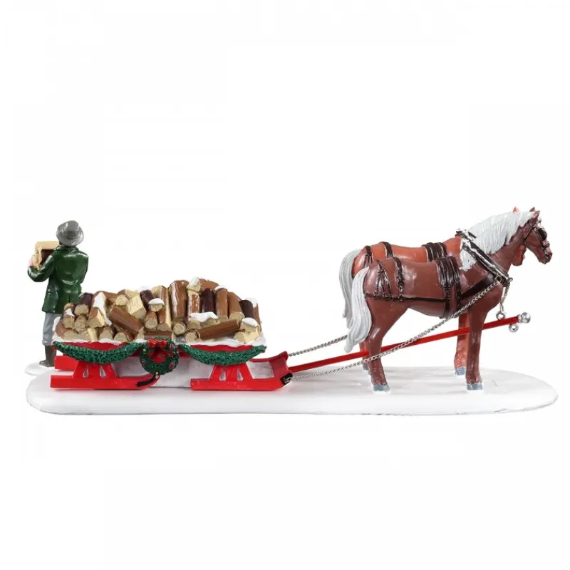 Lemax Scene Natalizie*Firewood Delivery Set Of 2 Cod. 13559